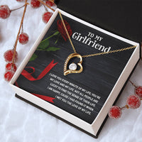 To My Girlfriend Necklace For Girlfriend Girlfriend Jewelry Anniversary Gift For Girlfriend Girlfriend Gift. Forever Love Necklace