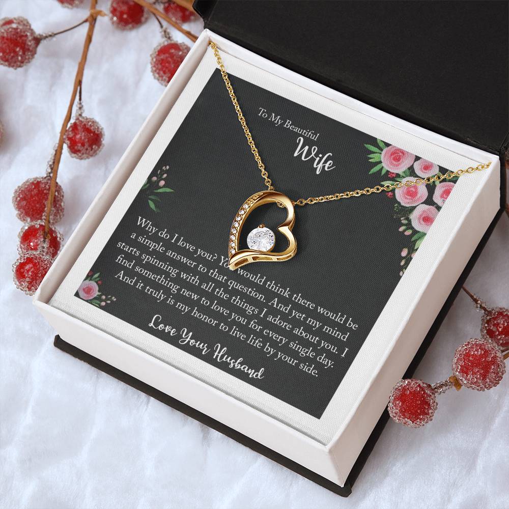 Husband's Love Necklace 3 Forever Love Necklace
