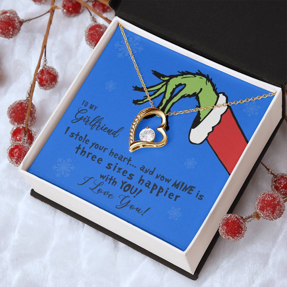 Initials Hearts Pendant Necklace Promise To My Girlfriend For Couples Birthday Gift For Girlfriendwife Anniversary Forever Love Necklace