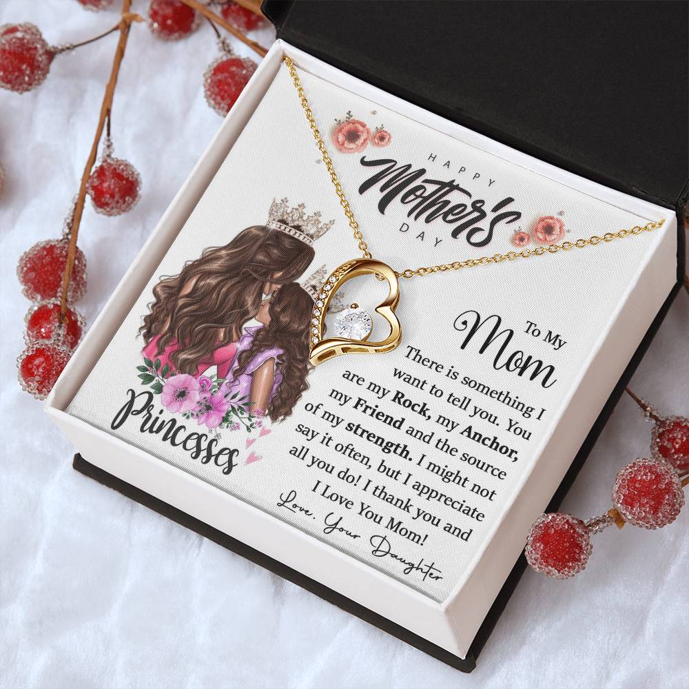 Mom You Are My Strength Forever Love Necklace