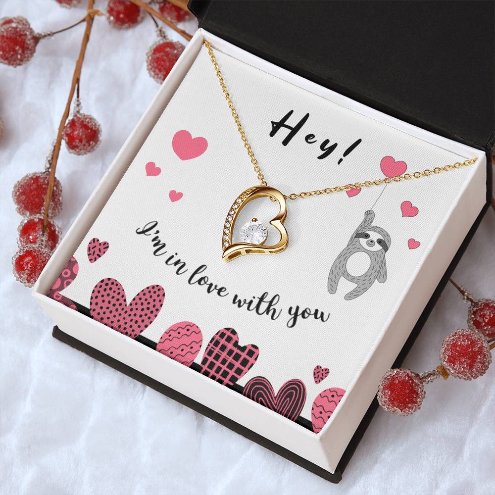Valentine's Day In Love With You 1 Forever Love Necklace