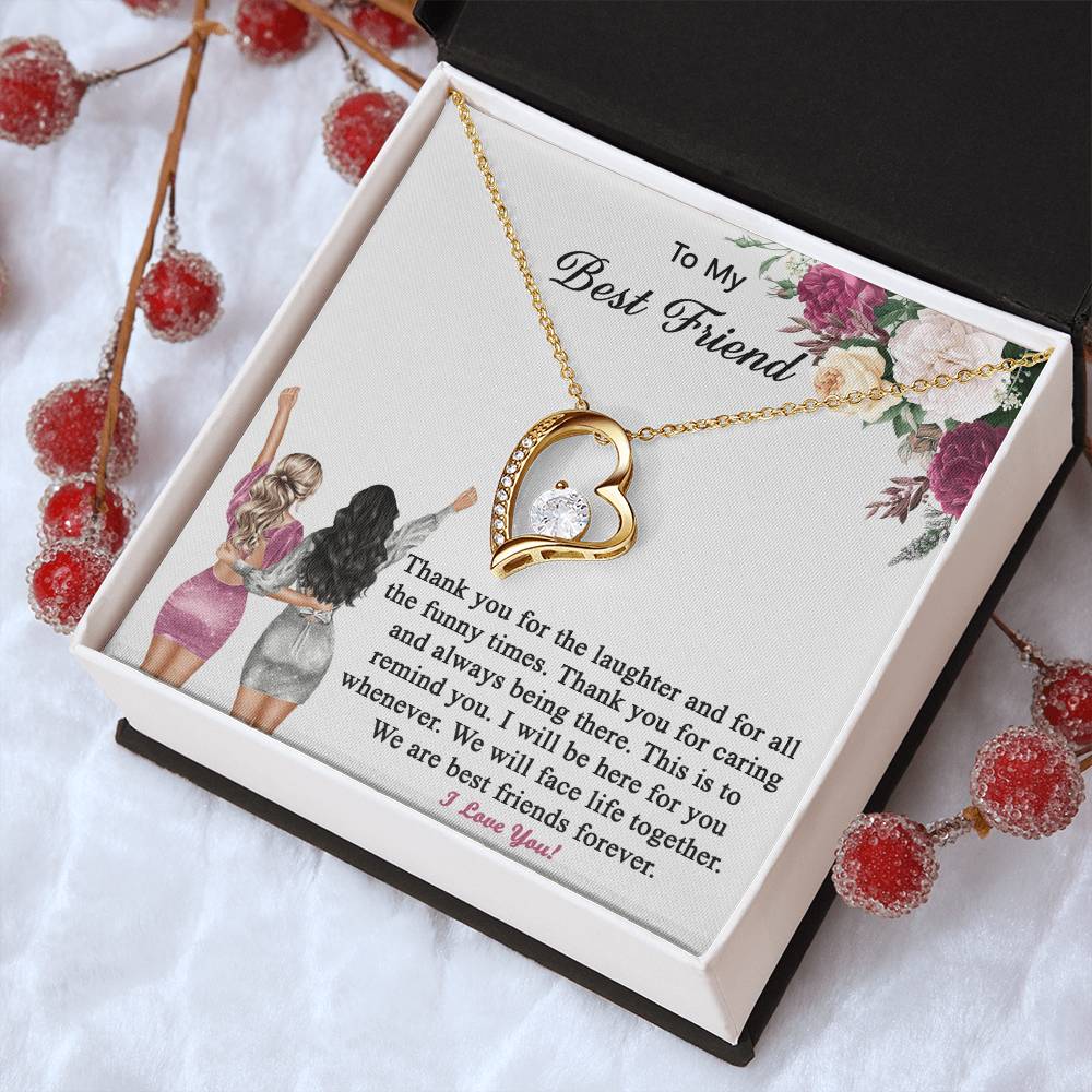 Gift For Best Friend Friend Necklace 1 Forever Love Necklace
