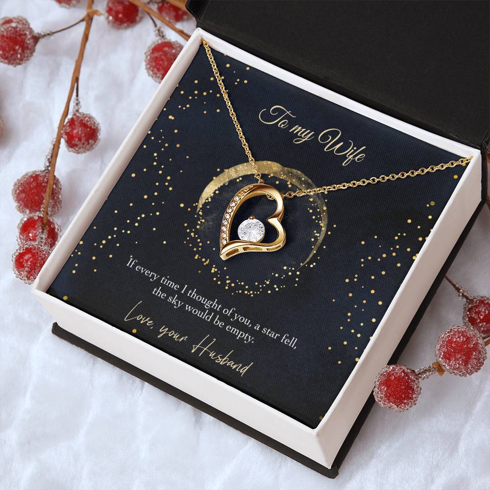 If Every Time I Thought Of You Forever Love Necklace