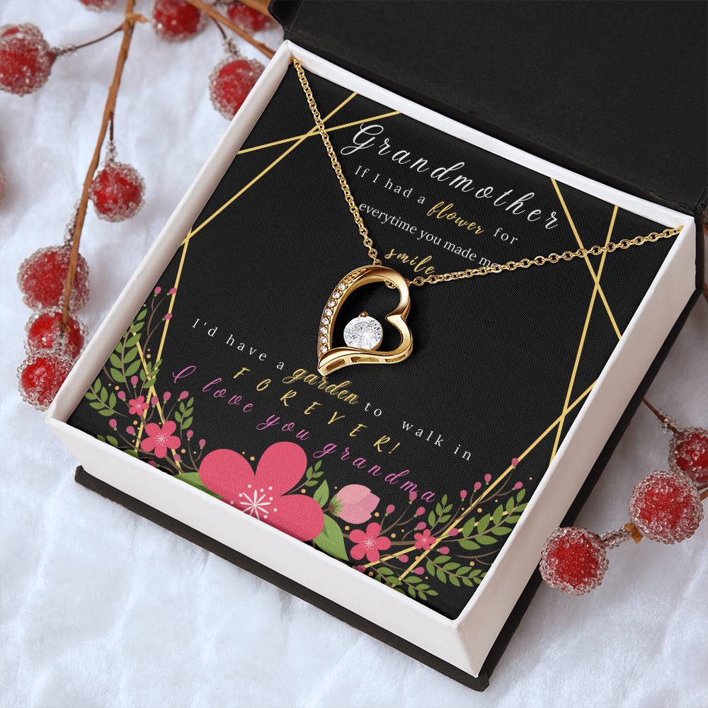 Garden Of Love To My Grandma Forever Love Necklace 1 Forever Love Necklace