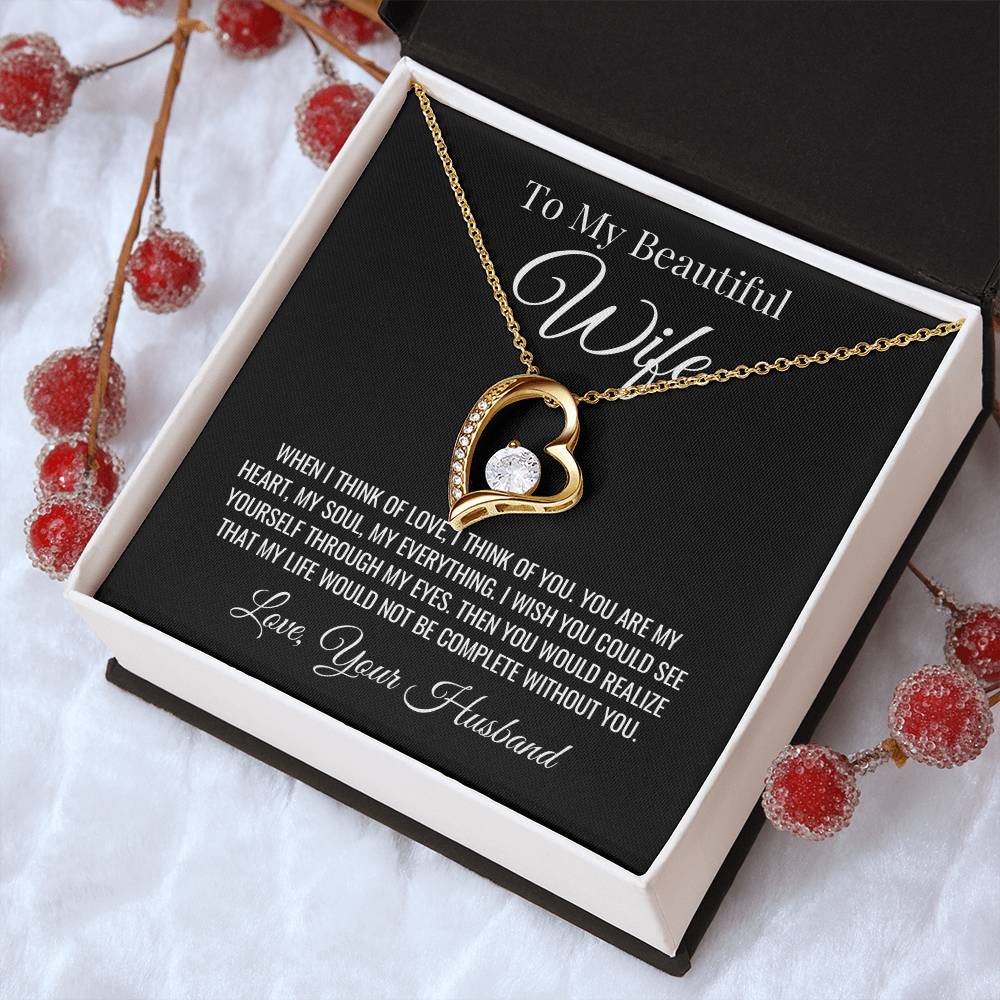Wife Forever Love Valentine's Necklace 1 Forever Love Necklace