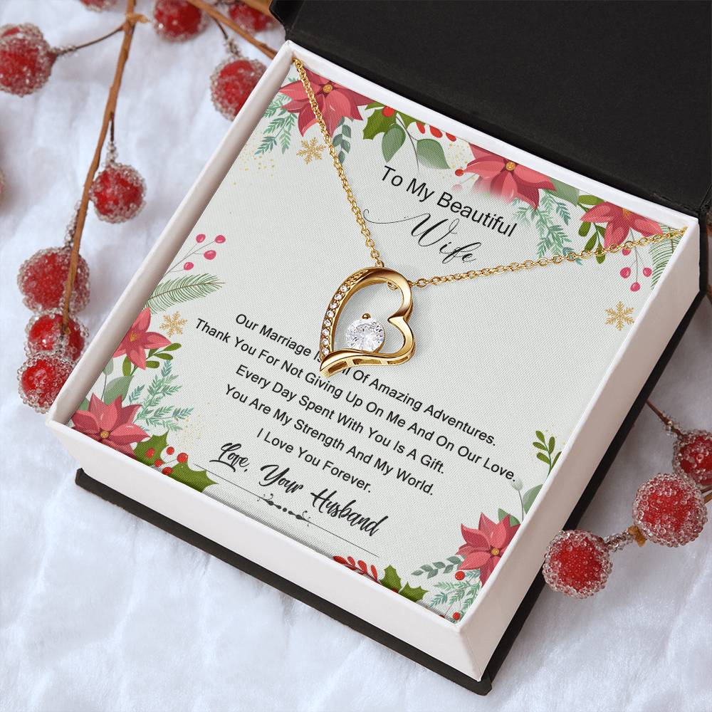 To My Wife 1 Forever Love Necklace