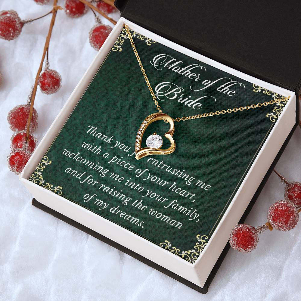 Mother Of The Bride Gift Customize Mother Of The Bride Wedding Gift Mom Of The Bride Gift Mother Of The Bride Forever Love Necklace Forever Love Necklace