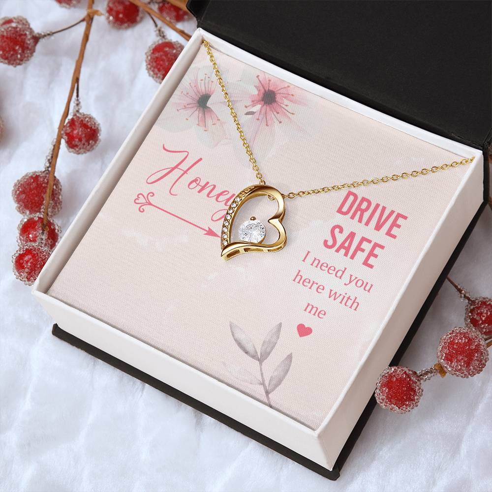 Hony Drive Safe I Need You Here With Me Forever Love Necklace