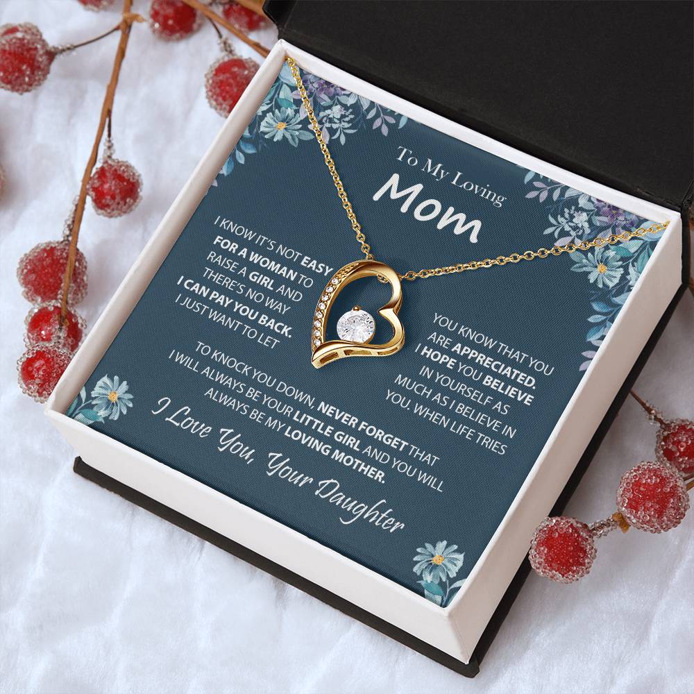 Mothers Day Heart Necklace Forever Love Mother Daughter 1 Forever Love Necklace