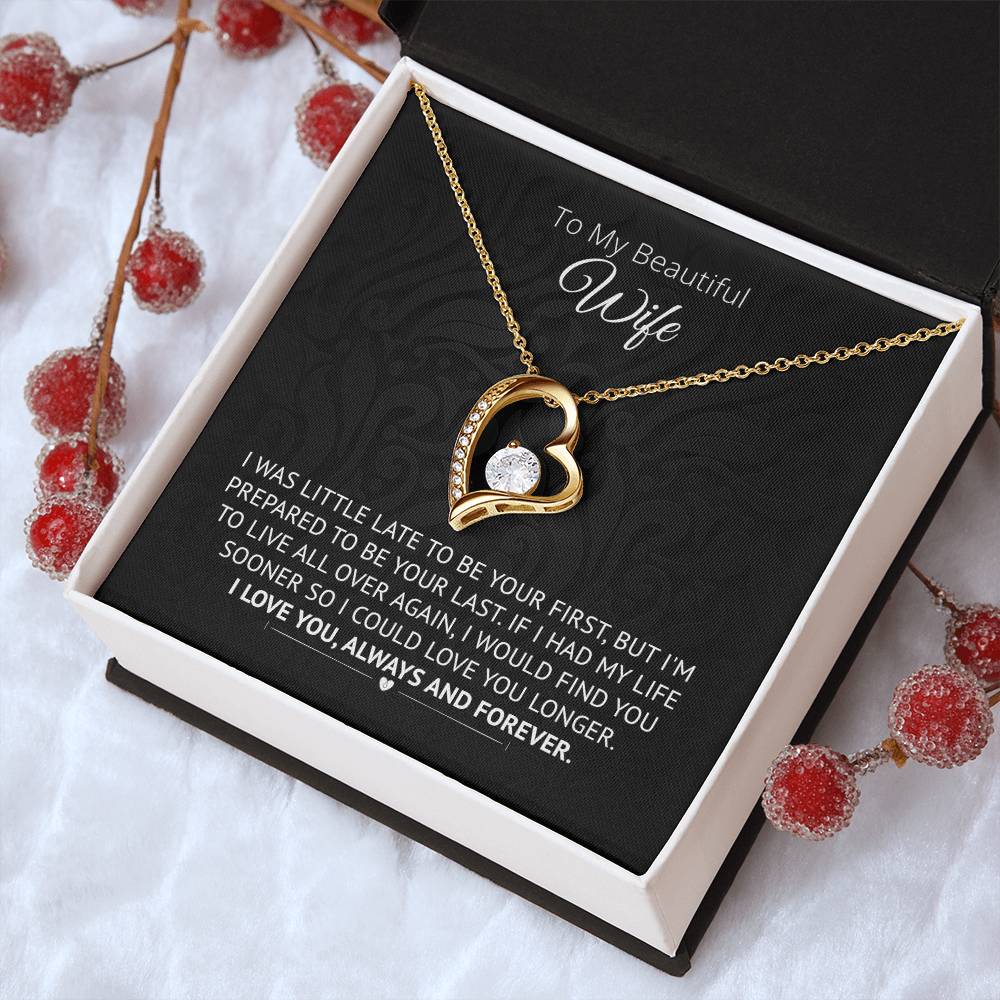 Love You Longer Forever Love Necklace