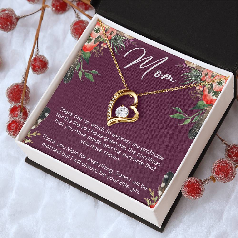Mother Of The Groom Gift From Bride Customize Motherinlaw Giftgift For Mother Of The Groom Mother Of The Groom Forever Love Necklace Forever Love Necklace
