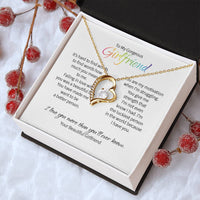 Lgbtq Heart Necklace For Girlfriend - Love You More Than You'll Ever Know Forever Love Necklace