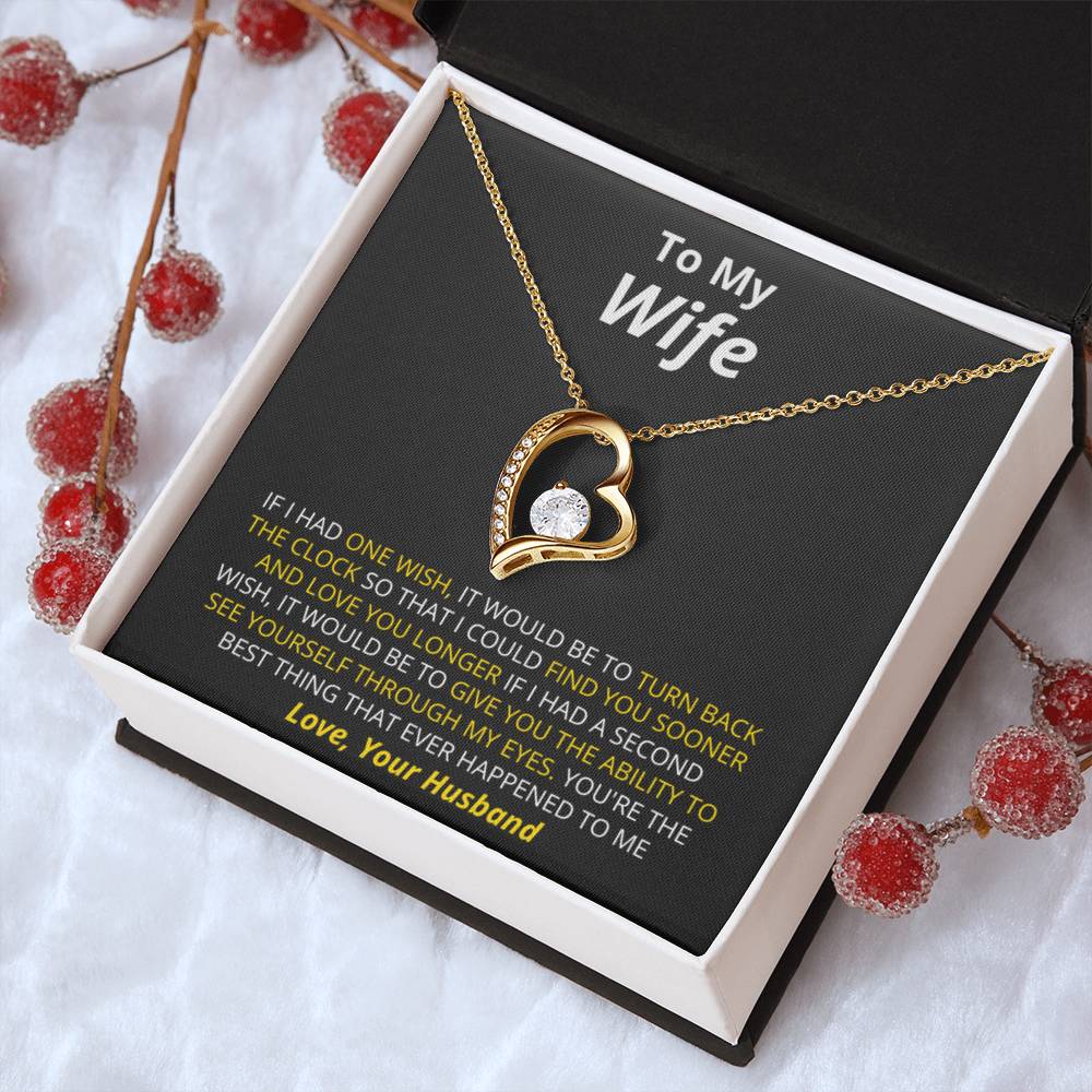 Love Necklace Perfect As Gift For Your Wife Forever Love Necklace