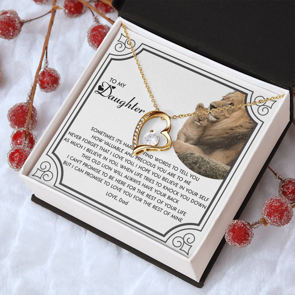 Daughter Gift Forever Love Necklace