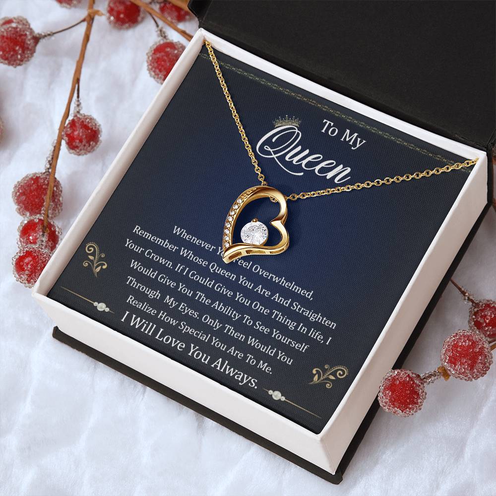 My Queen I Will Love You Always Forever Love Necklace 1 Forever Love Necklace