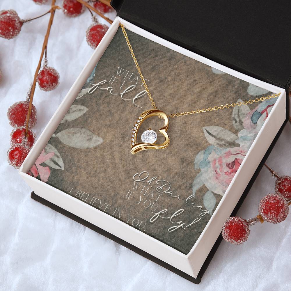 To My Daughter Interlocking Hearts Necklace Father To Daughter Gift Birthday Gift To Daughter From Dad Daughter Necklace Forever Love Necklace