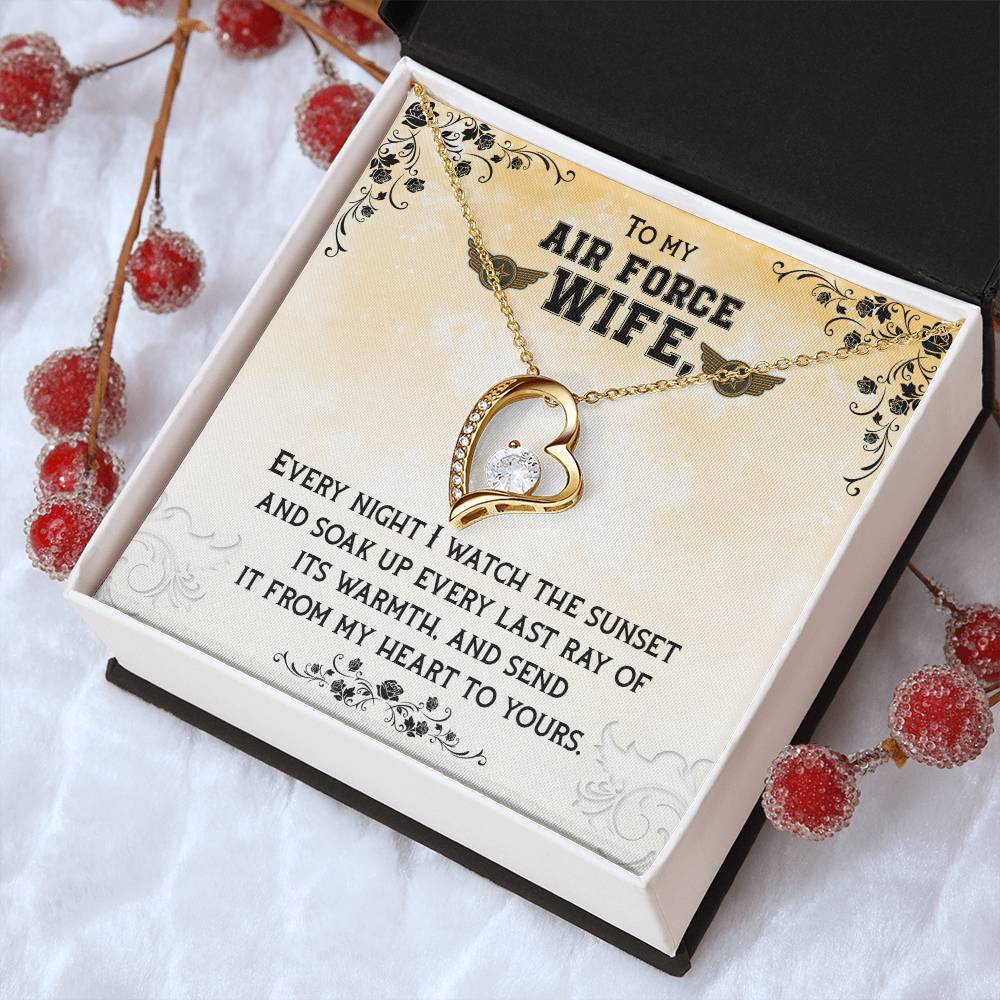 Forever Love Necklace To My Air Force Wife 1 Forever Love Necklace
