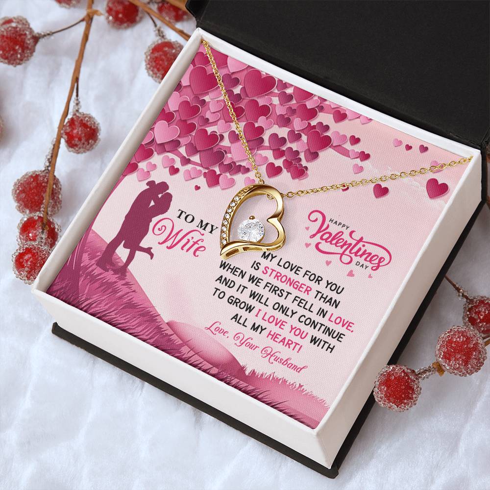 To My Wife - My Love For You - Necklace Forever Love Necklace