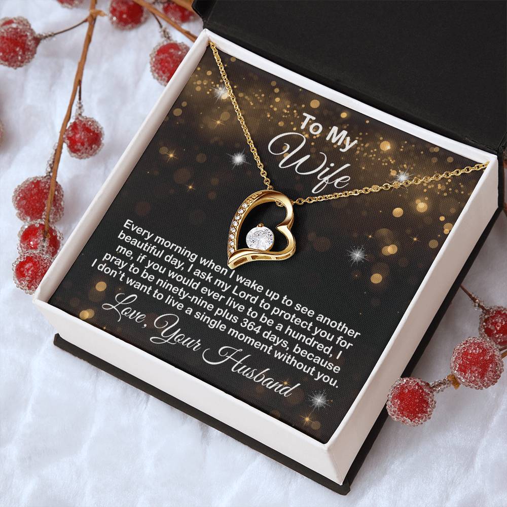 Gift For Wife Anniversary Birthday Gift For Wife From Husband Gift For Wife From Husband Forever Love Necklace