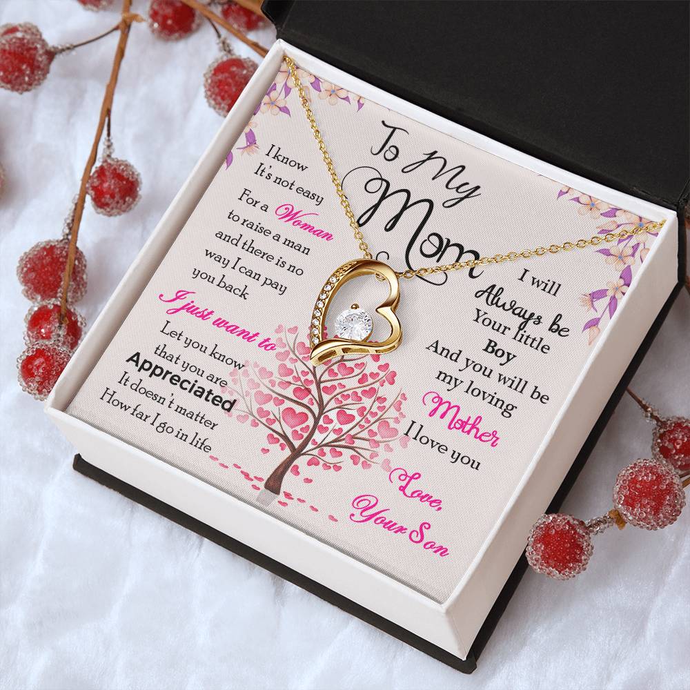 Neckless For Mother By Son Forever Love Necklace
