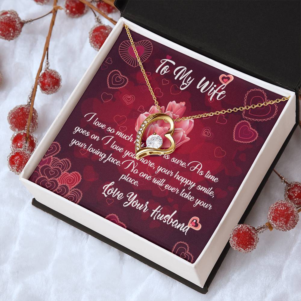 Husband To Wife - I Love So Much Forever Love Necklace Forever Love Necklace