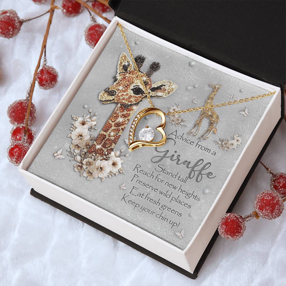 Mother Daughter Giraffe Necklace Daughter Gift From Mom To My Daughter Daughters Birthday Forever Love Necklace