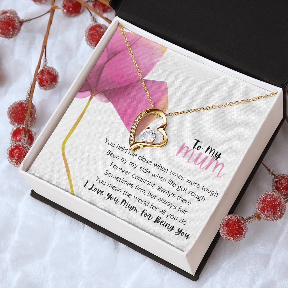 I Love You Mum Forever Love Necklace