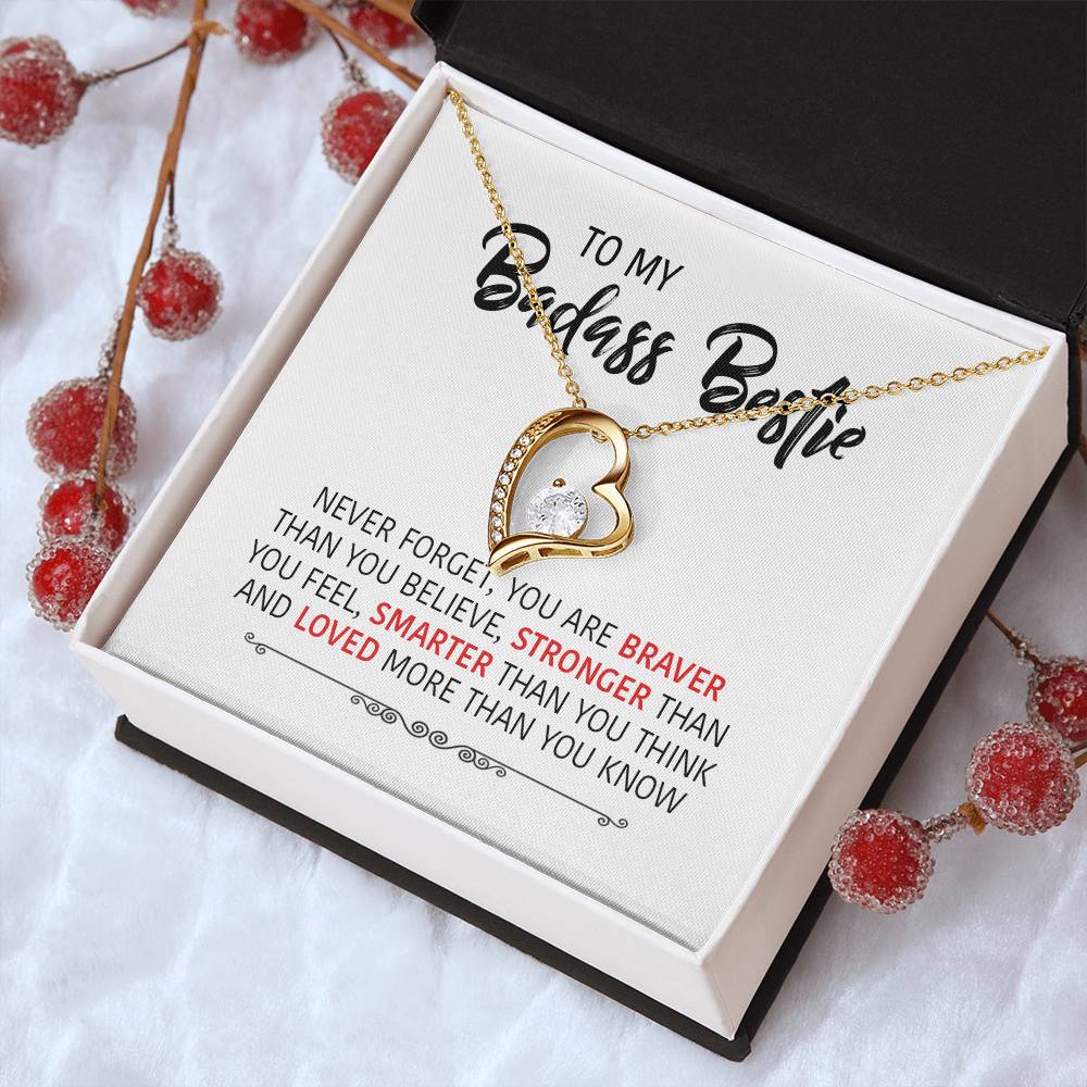 Perfect Gift For Bestie Forever Love Necklace