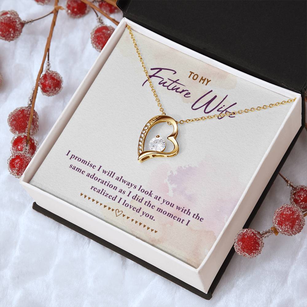 To My Future Wife 925 Sterling Silver Pendant 1 Forever Love Necklace