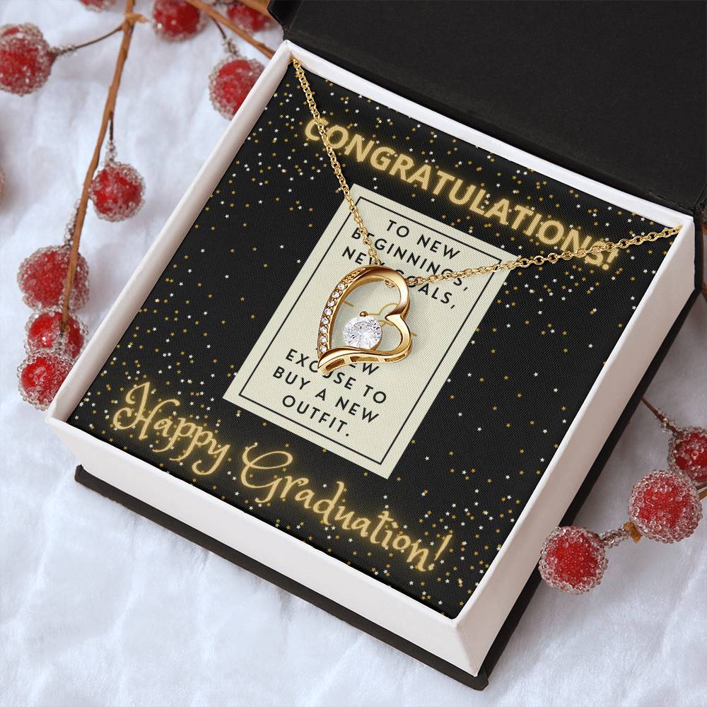 Congratulations I Am So Proud Of You Birthstone Necklace Graduation Gift Necklace Graduation Gift For Her College Graduation Forever Love Necklace