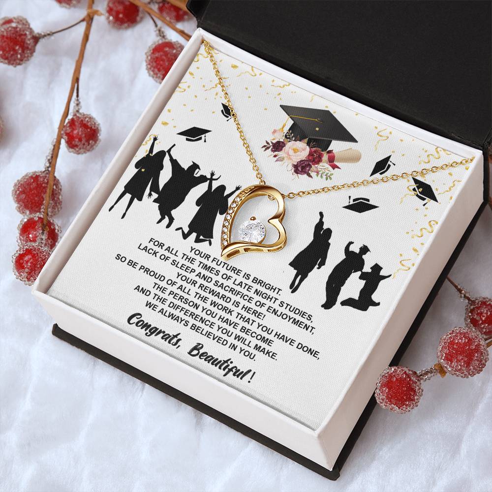 Class Of 2022 Graduation Necklace For Her Dad To Daughter Necklace Jewelry Gift Love Dad To Daughter Necklace Dad Anniversary Gift Forever Love Necklace
