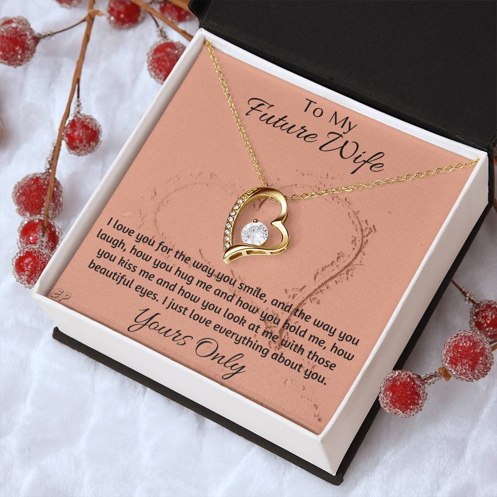 To My Beautiful Future Wife Immaculate Forever Love Necklace