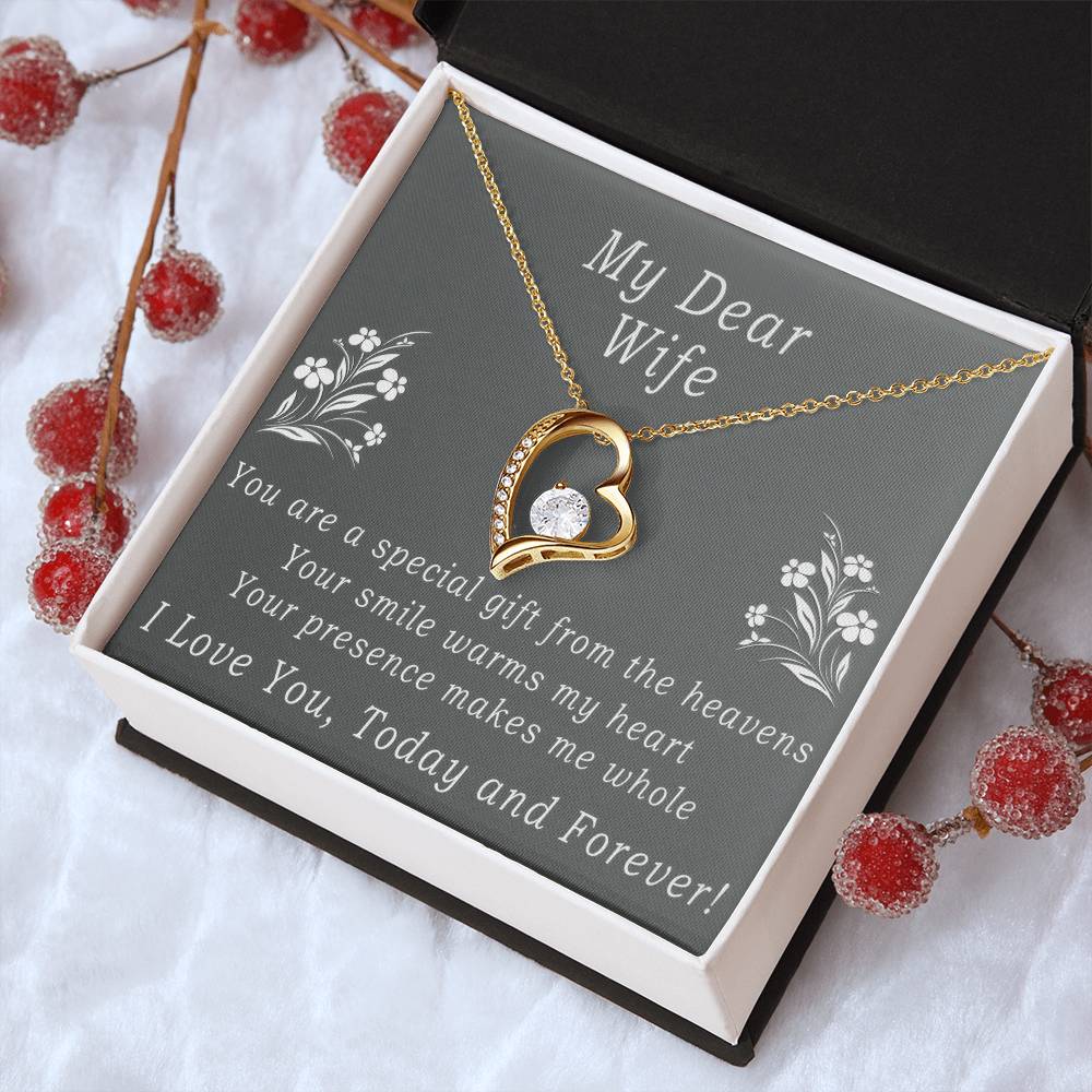 I Love You Today & Forever Necklace Forever Love Necklace