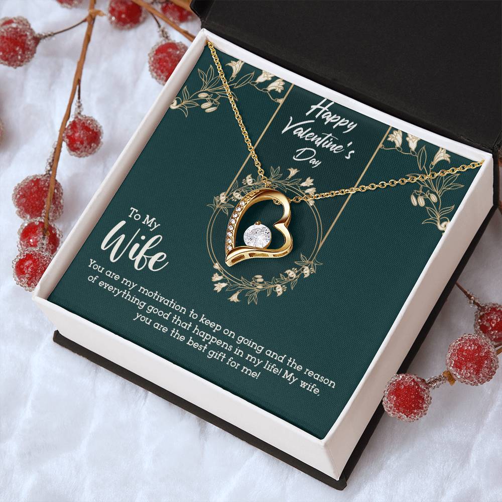 To My Wife - You're My Best Gift - Necklace Forever Love Necklace