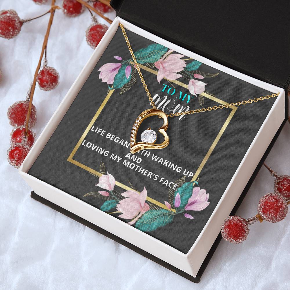 Forever Love Necklace With Message Card Forever Love Necklace