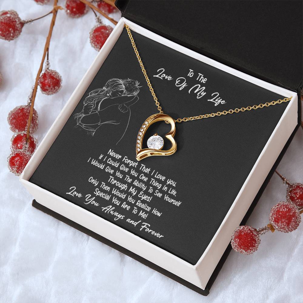 Never Forget That I Love You 💗 Forever Love Necklace