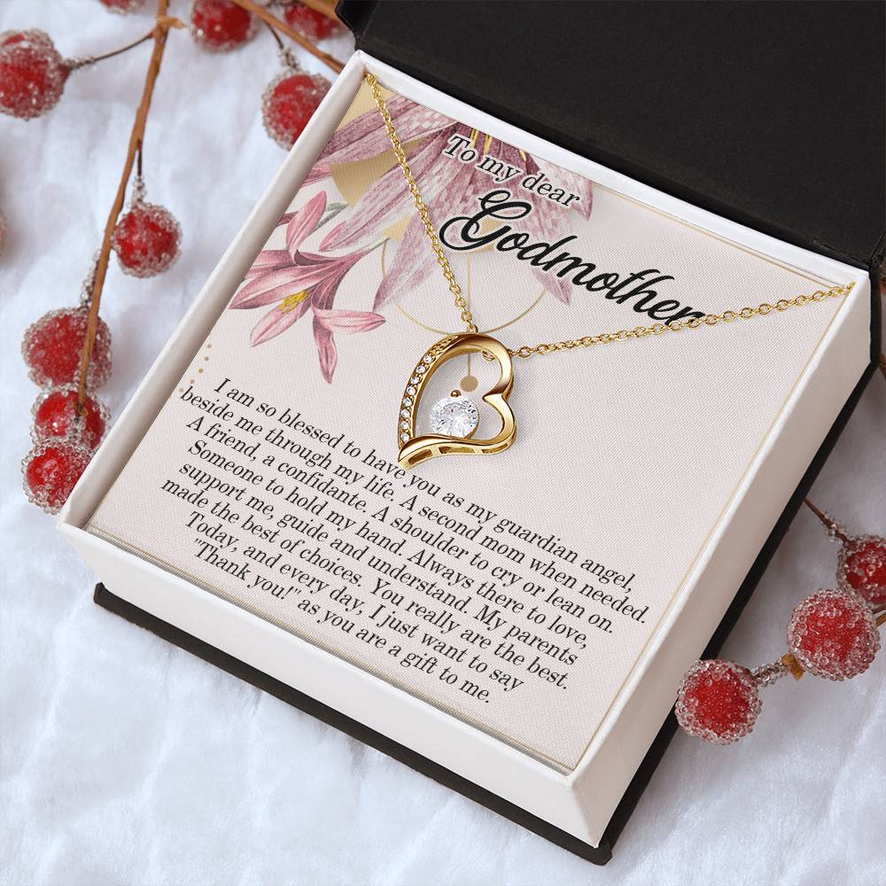 My Godmother Necklace Giftnecklace Gift For Godmother Godmother Forever Love Necklace Godmother Wedding Gift Godmother Of The Bride Forever Love Necklace