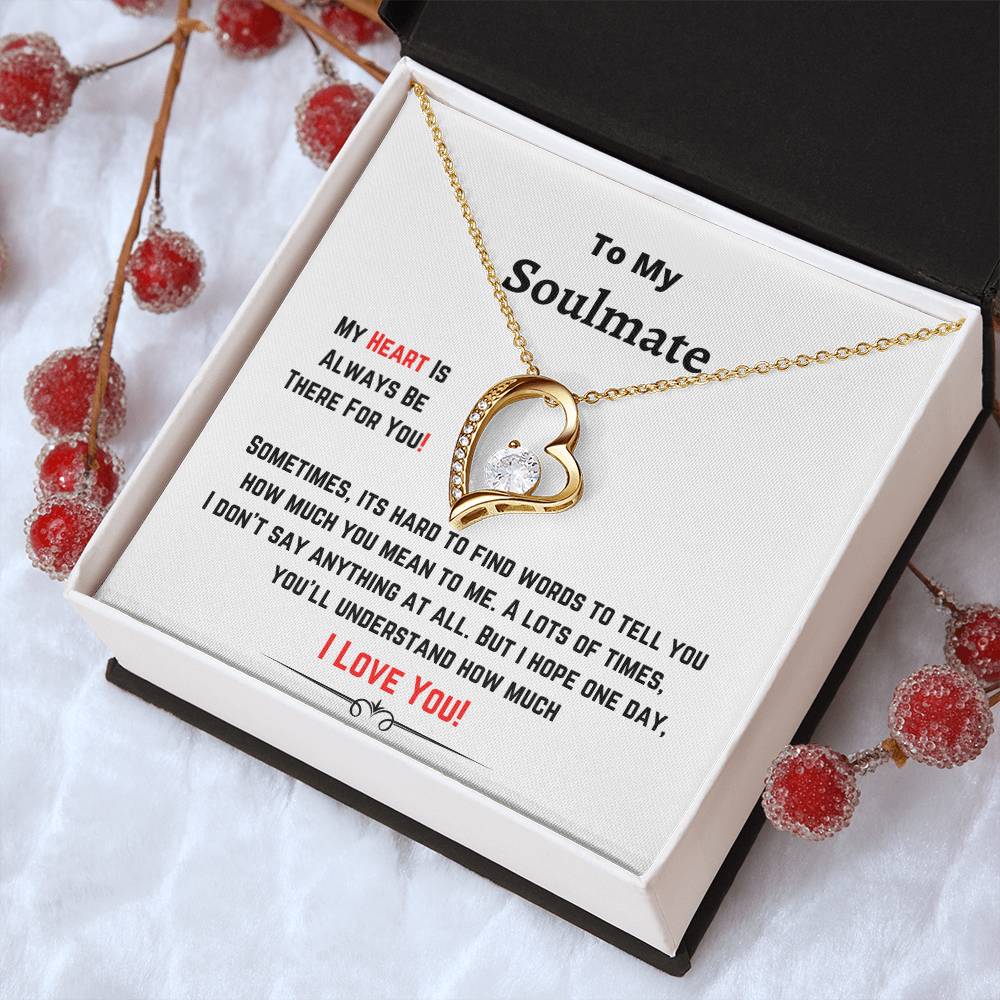 To My Soulmate Beauty Necklace 786 1 Forever Love Necklace