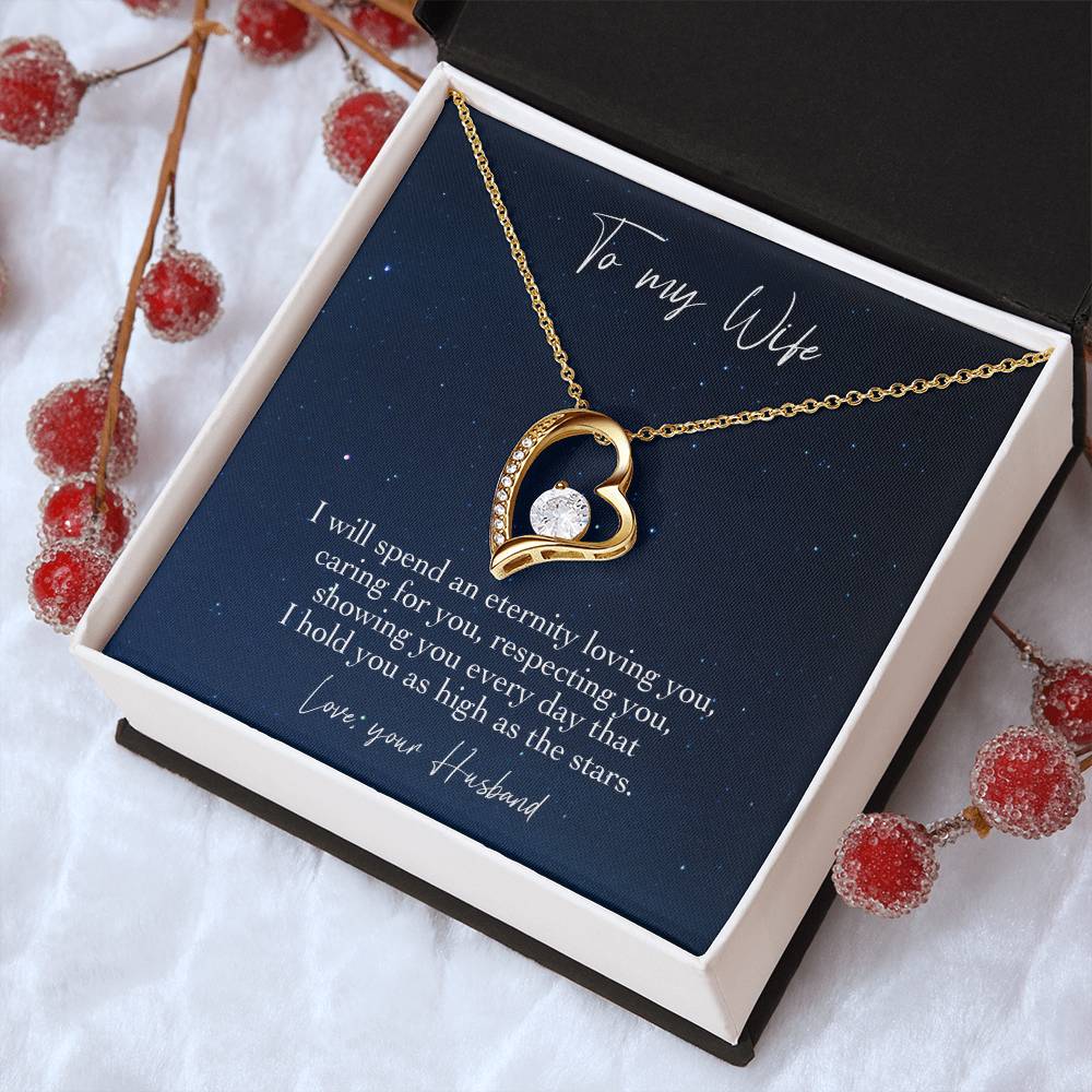 I Will Spend An Eternity Loving You Forever Love Necklace