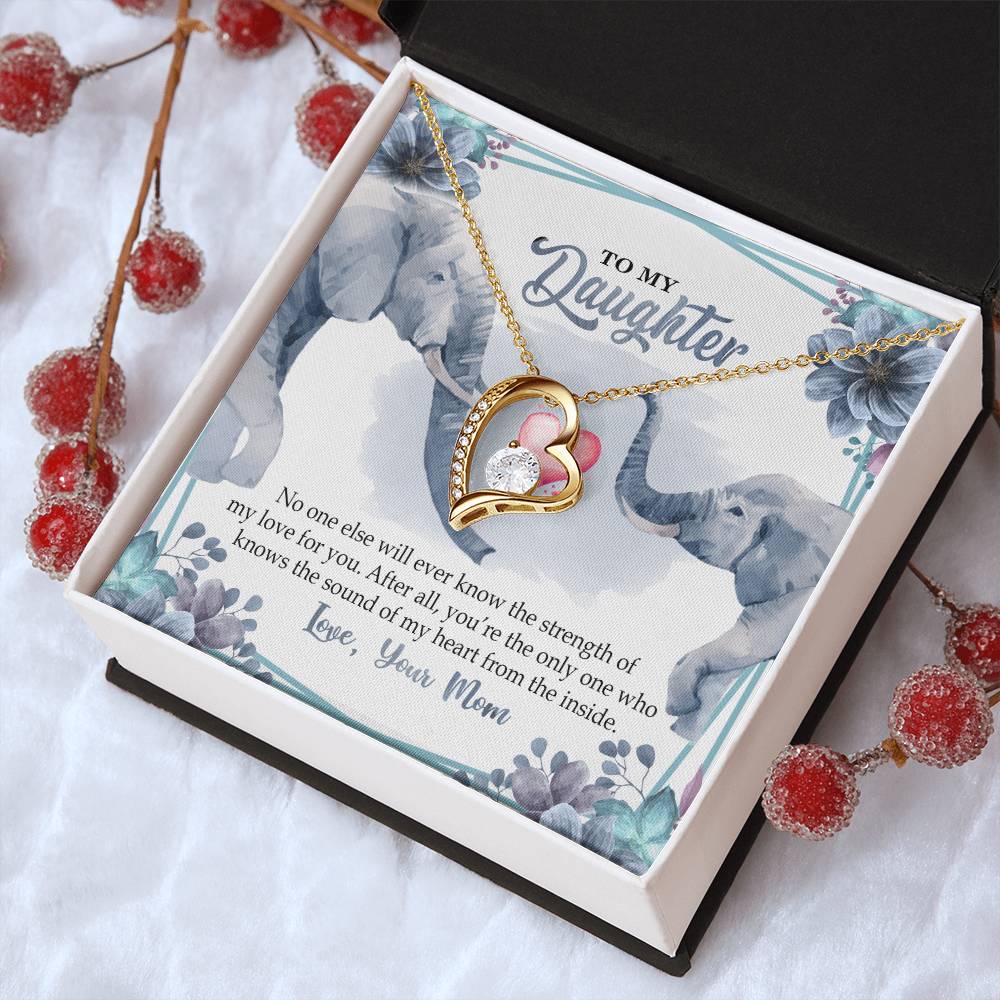 To My Daughter Necklace Daughter Necklace From Mom Sentimental Gift Mother To Daughter Daughter Jewelry Mother Daughter Forever Love Necklace