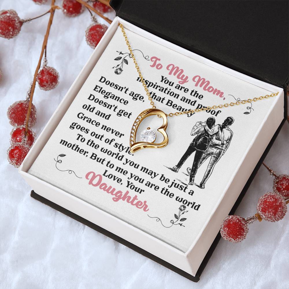 Gift For Mom - Forever Love Necklace Forever Love Necklace