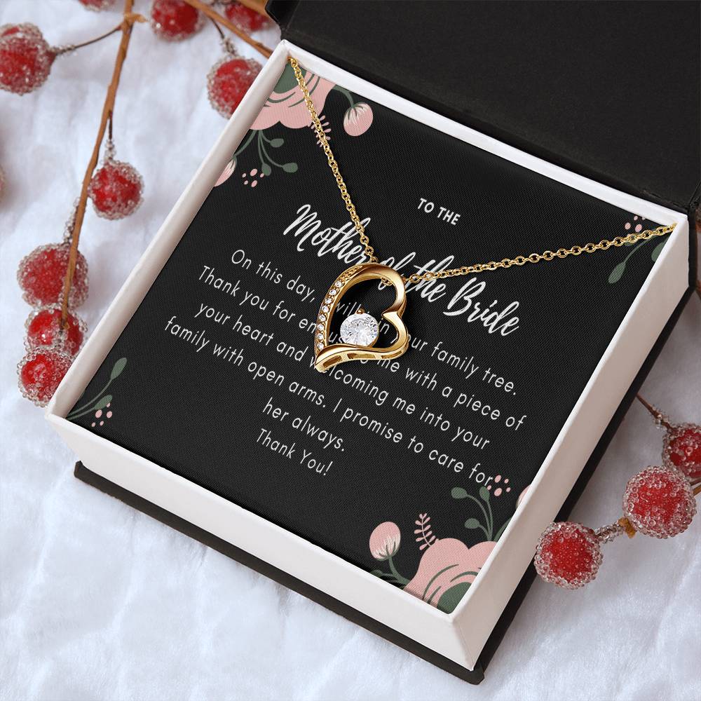 Mother Of The Bride Gift From Groom Mother In Law Wedding Gift From Groom Wedding Gift For Mother In Law From Groom Wedding Forever Love Necklace