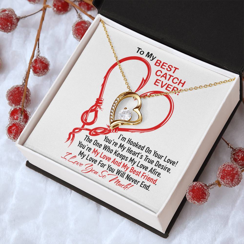 Forever Love Necklace - Best Catch Ever! Forever Love Necklace