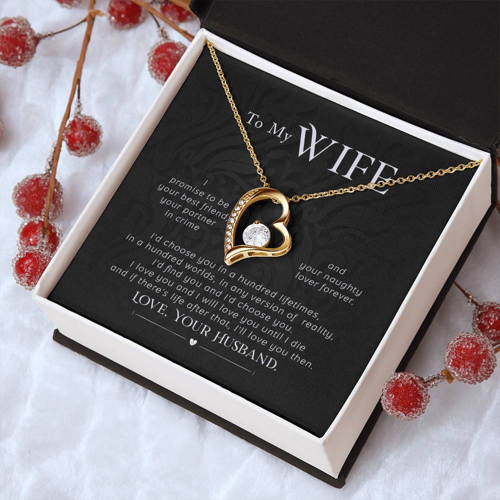 My Beautiful Wife Forever Love Necklace