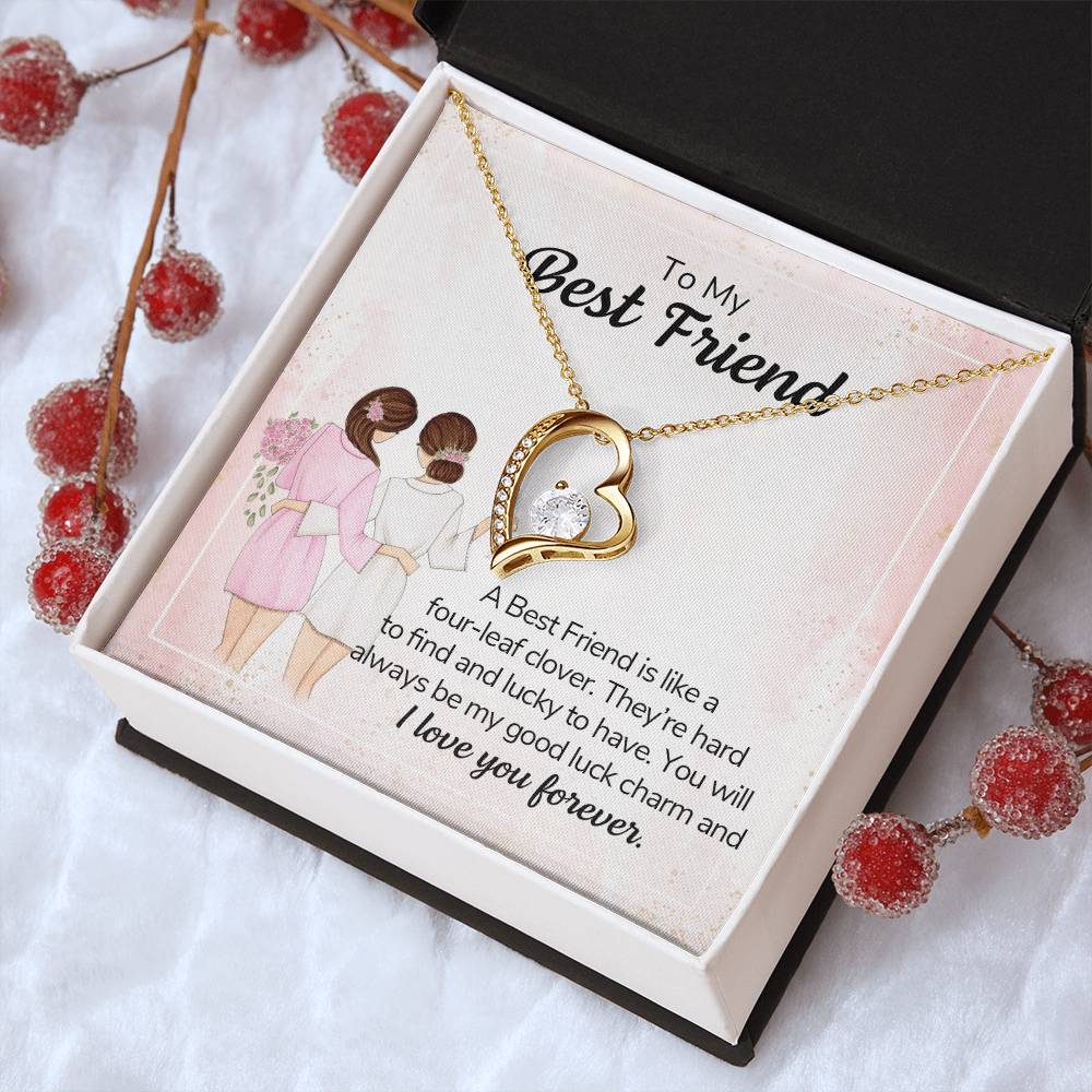 To My Best Friend I Love You Forever Necklace 1 Forever Love Necklace