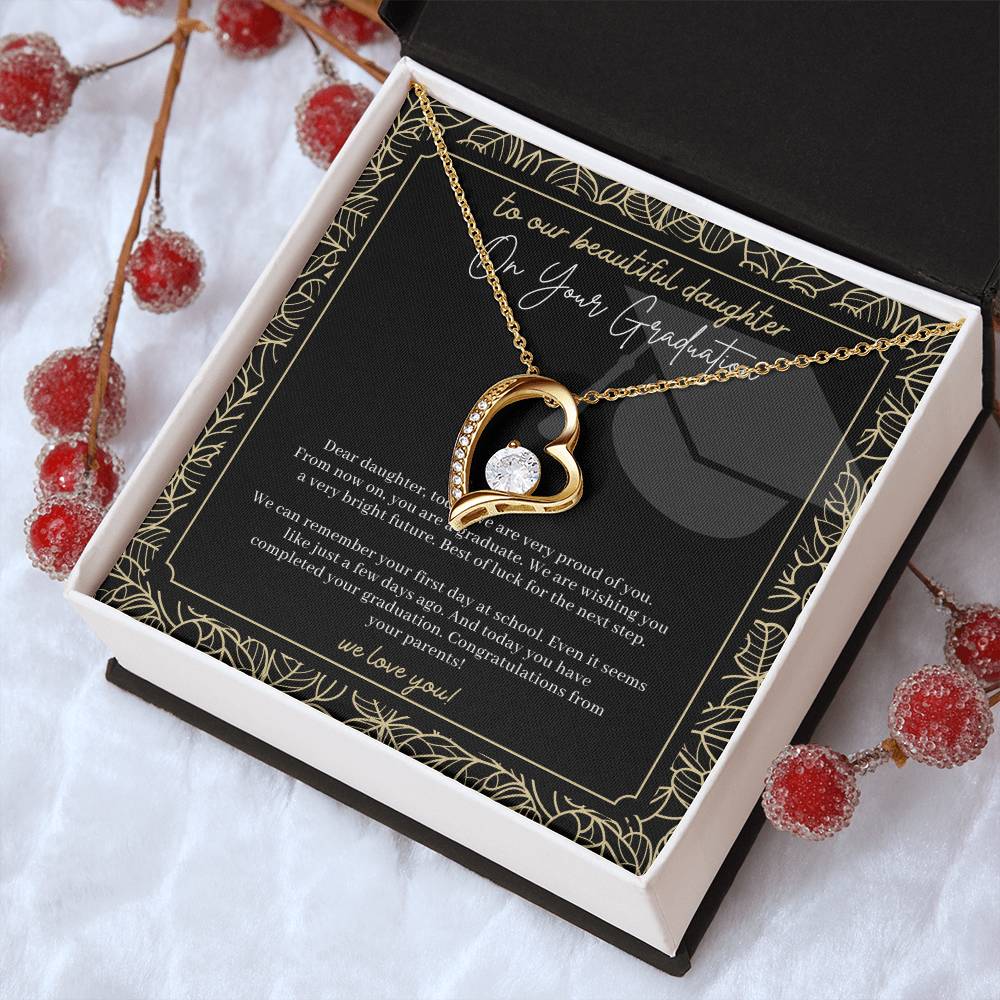 Graduation Daughter 1.4 Forever Love Necklace