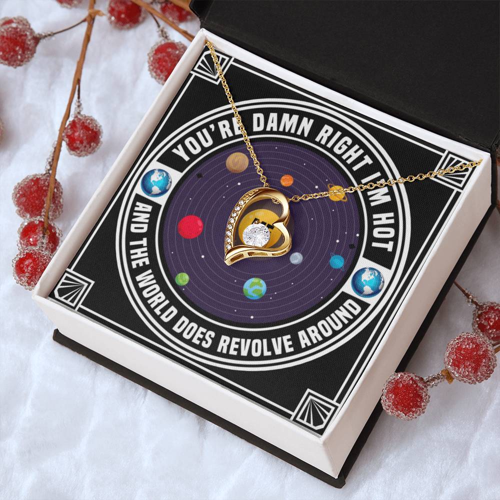 Yes I Know I’m Hot Forever Love Necklace