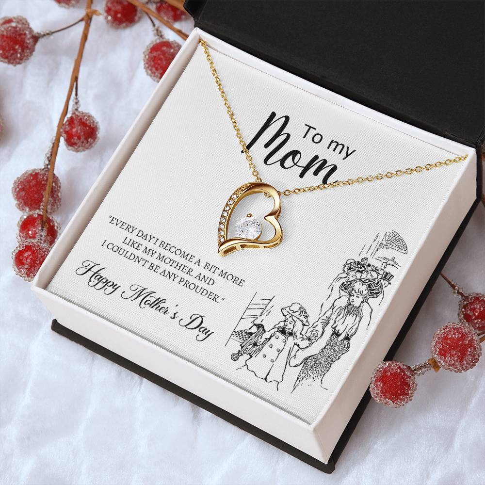 Mother Gift Mother&#39;s Day Gift Necklace Gift For Mother Mother Gift From Daughter Mother Gift From Son Mother Message Card To My Forever Love Necklace