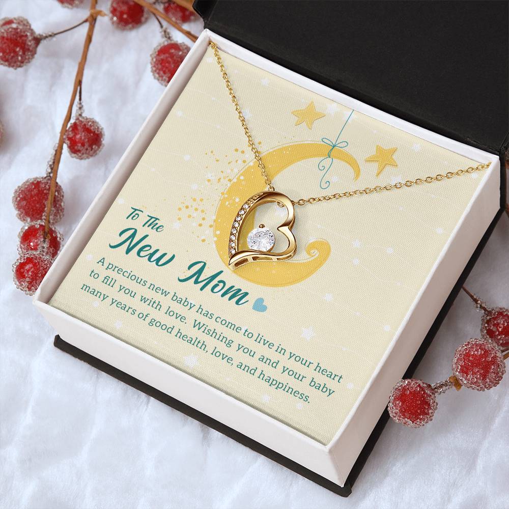 Forever Love Necklace For New Mom Gift For New Mom Forever Love Necklace