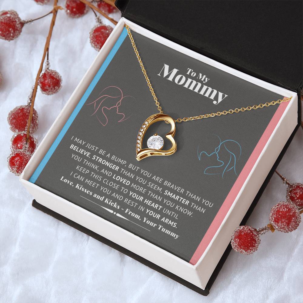 Mommy Necklace New Mom Mother's Day Gift First Time Mom Gift New Mom Gift Jewelry Gift For New Mom Necklace Forever Love Necklace